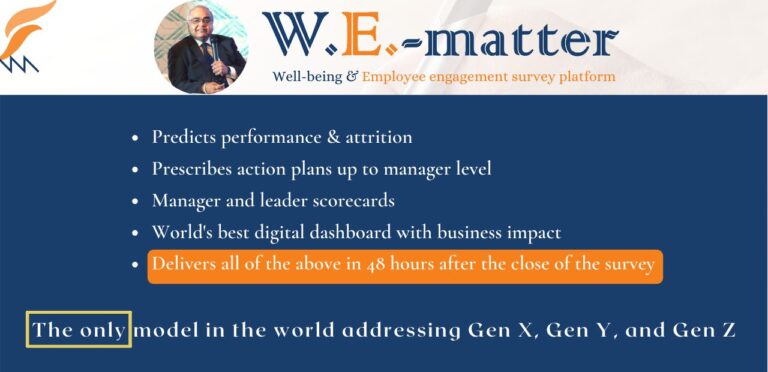 we matter employee engagement survey model
